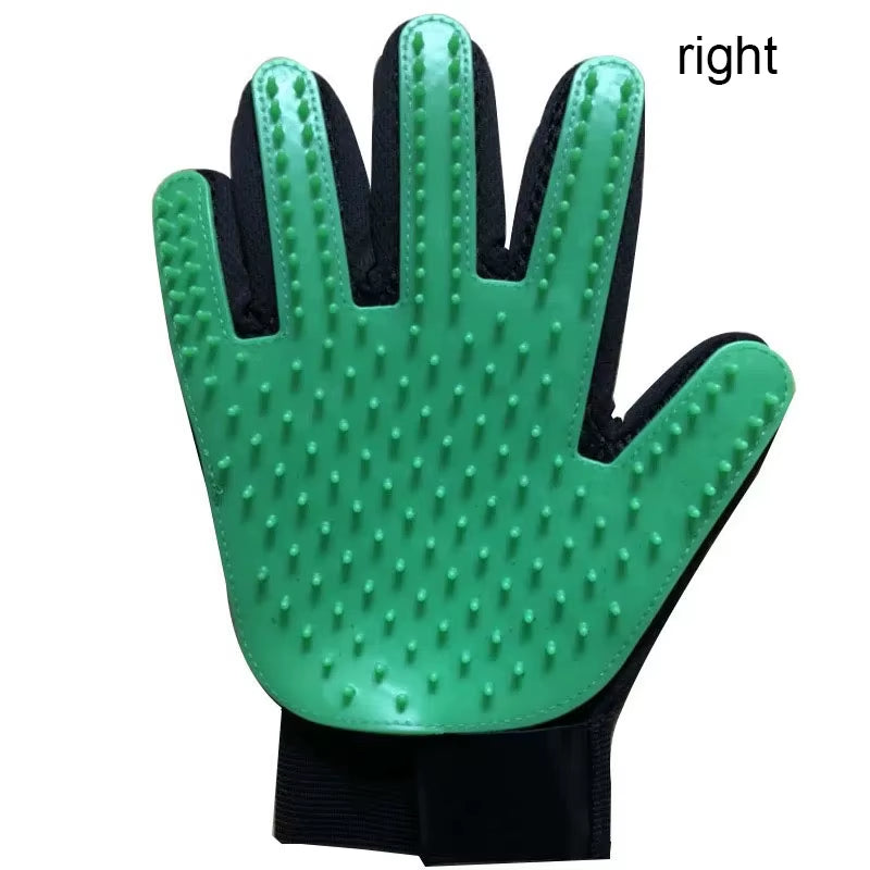 Pet Hair Glove Comb Pet Dog Cat Grooming Cleaning Glove Deshedding Hair Remover Massage Brush Animal Supplies Cat Accessoies