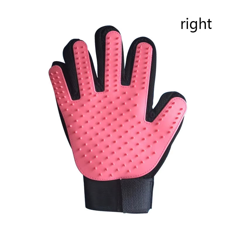 Pet Hair Glove Comb Pet Dog Cat Grooming Cleaning Glove Deshedding Hair Remover Massage Brush Animal Supplies Cat Accessoies