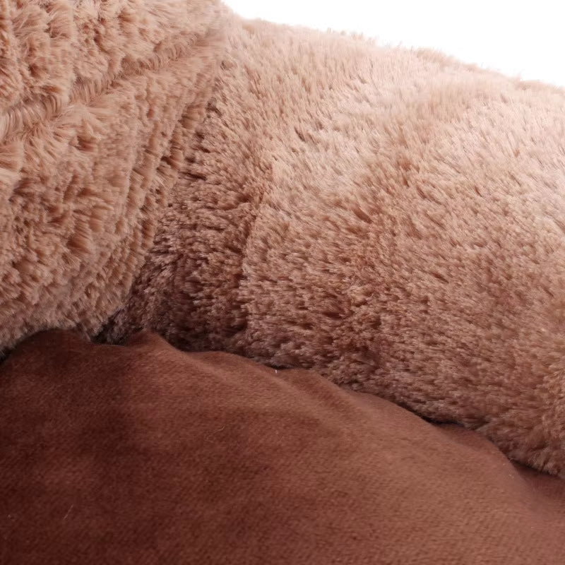 Warm Pet Cat Bed for Cats Basket Mat Winter Plush Beds Lounger for Cat Kitty Panier Pet Bed Products for Cats Cama Para Gato